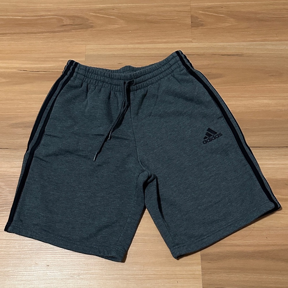 Adidas Men's Dark Gray Athletic Shorts